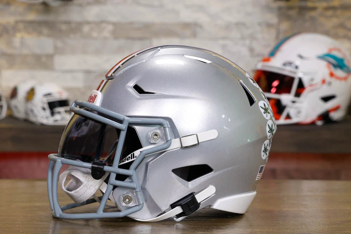 Ohio State Buckeyes Riddell SpeedFlex Mid-Size Helmet – Green