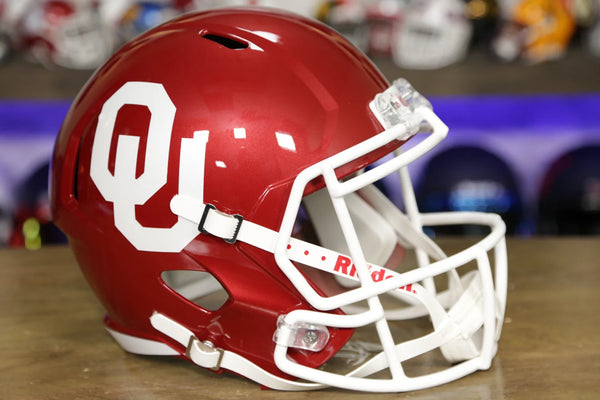 Oklahoma Sooners Riddell Speed Display Helmet – Green Gridiron, Inc
