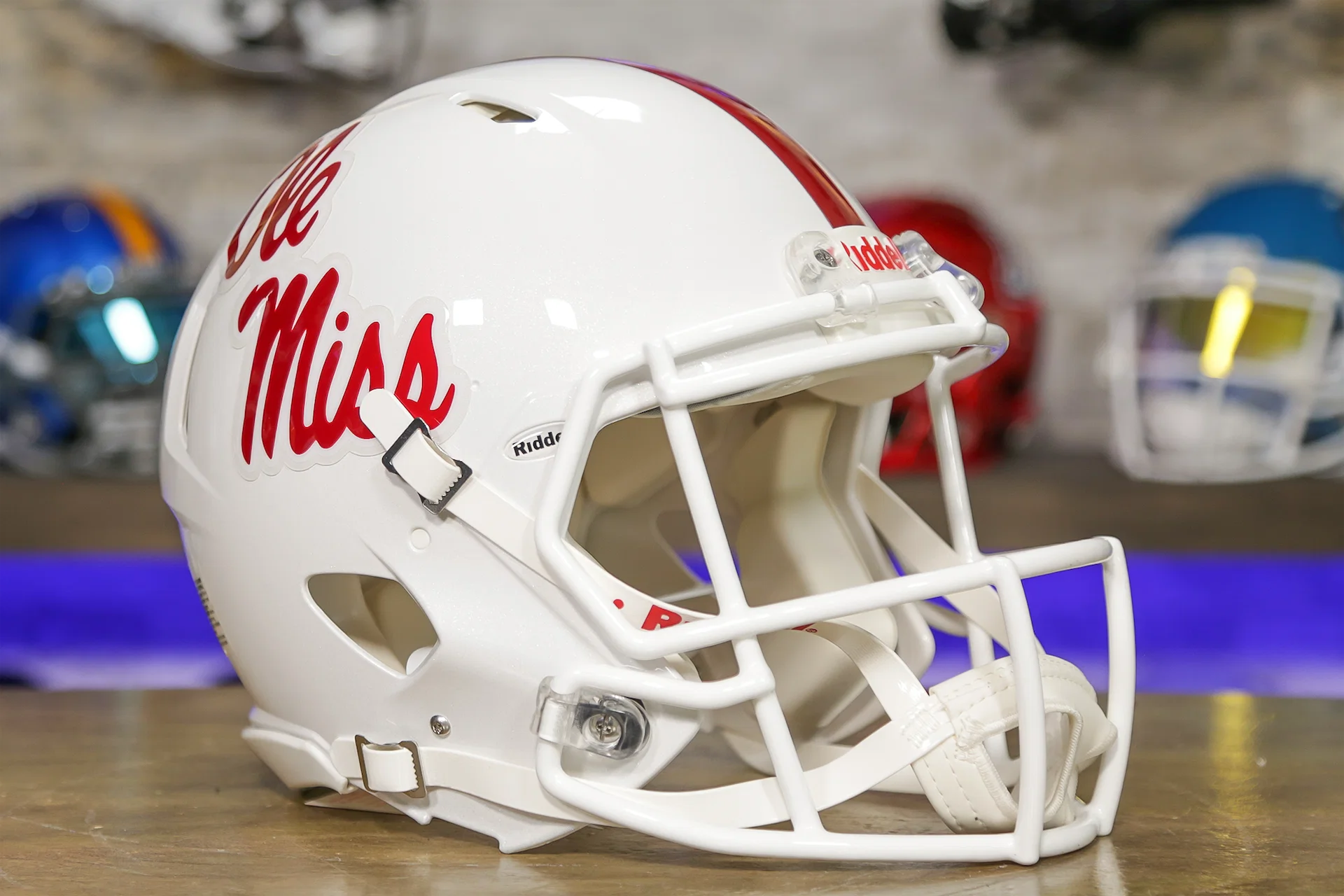 Mississippi Rebels Riddell Speed Authentic Helmet Mississippi Rebels Riddell Speed Authentic Helmet