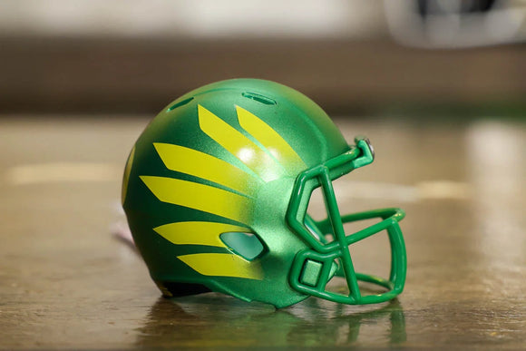 ducks speed revolution football helmet Oregon Ducks Riddell Speed Pocket Pro