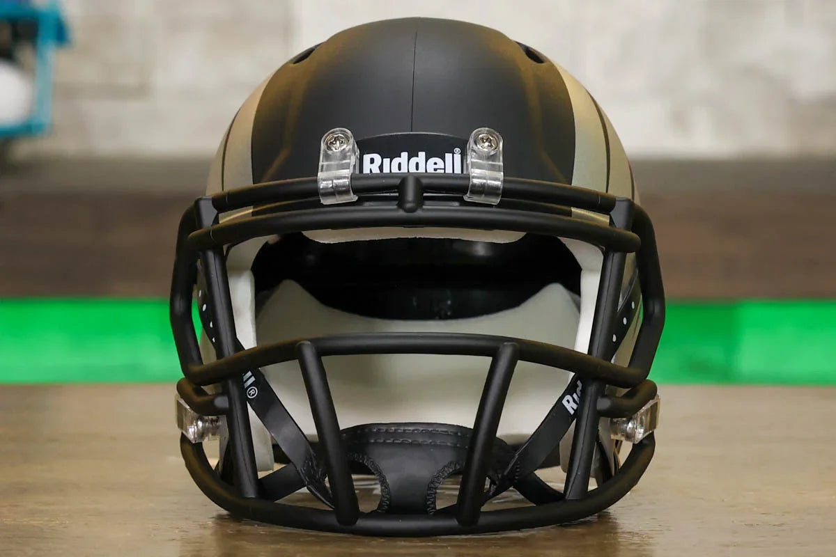 black football helmet with angel wings Oregon Ducks Riddell Speed Mini Helmet