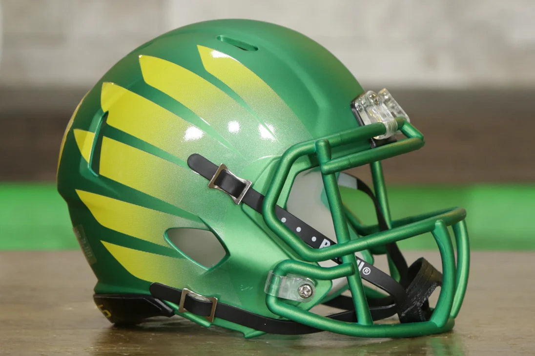 Oregon Ducks Riddell Speed Mini Helmet Yellow Wing