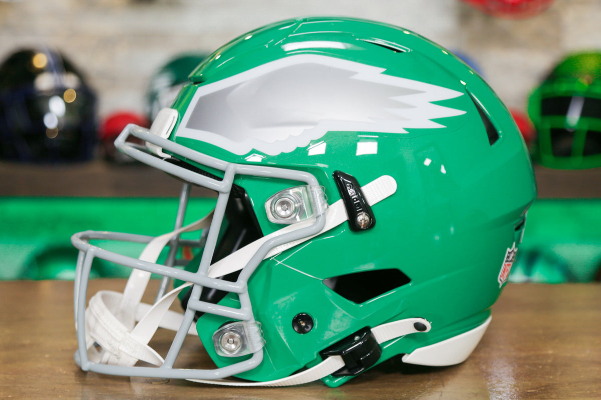 Philadelphia Eagles Riddell SpeedFlex Helmet Kelly Green Alternate philadelphia-eagles-riddell-speedflex-helmet-kelly-green-alternate