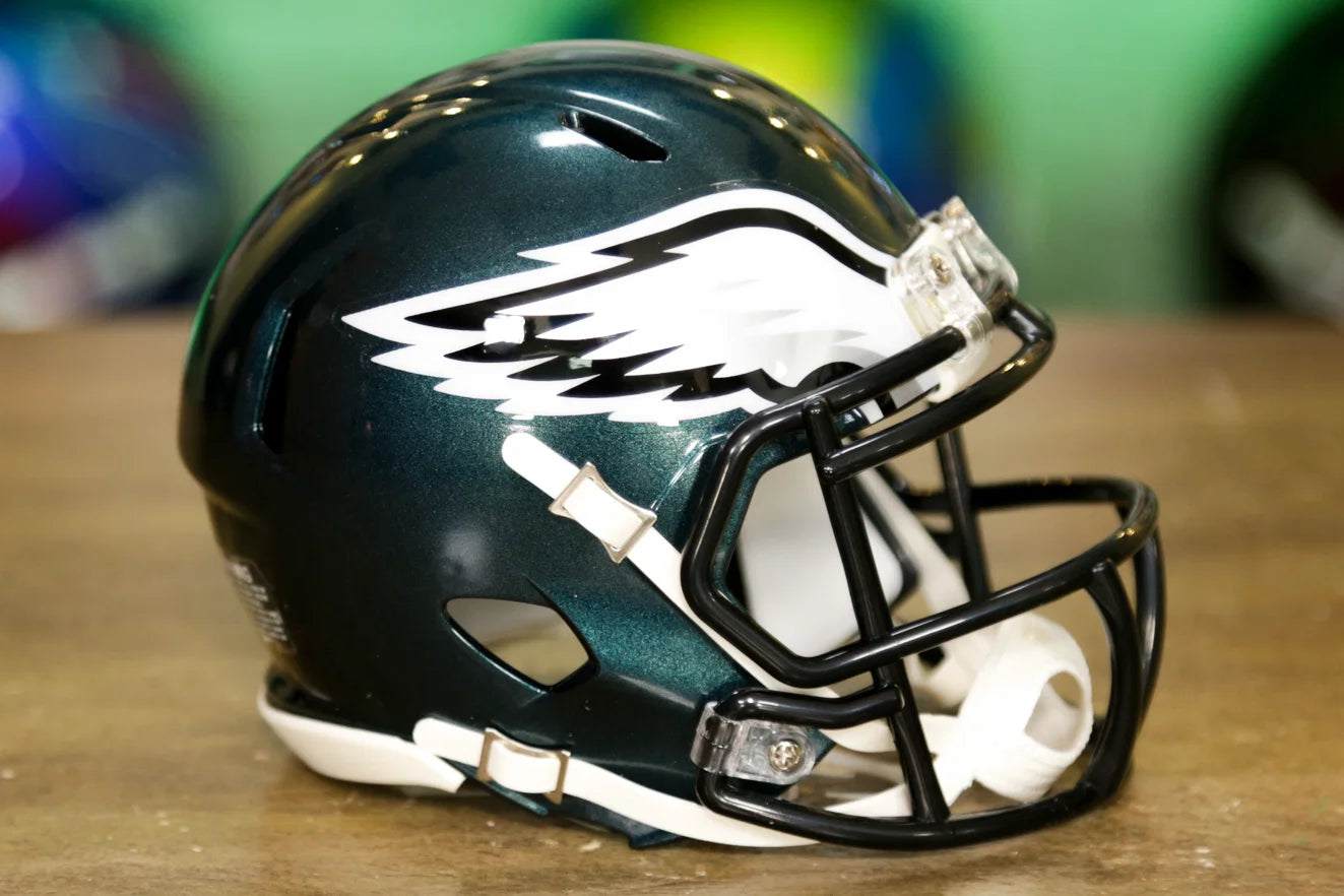 Philadelphia Revolution Speed Mini Football Helmet - Marine Green Collectors Helmet