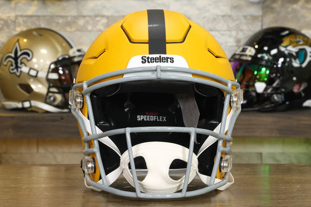 custom steelers motorcycle helmet Pittsburgh Riddell Speed Authentic The Salute to Service helmets are inspired by those used by the military for decades Pittsburgh Steelers set to debut