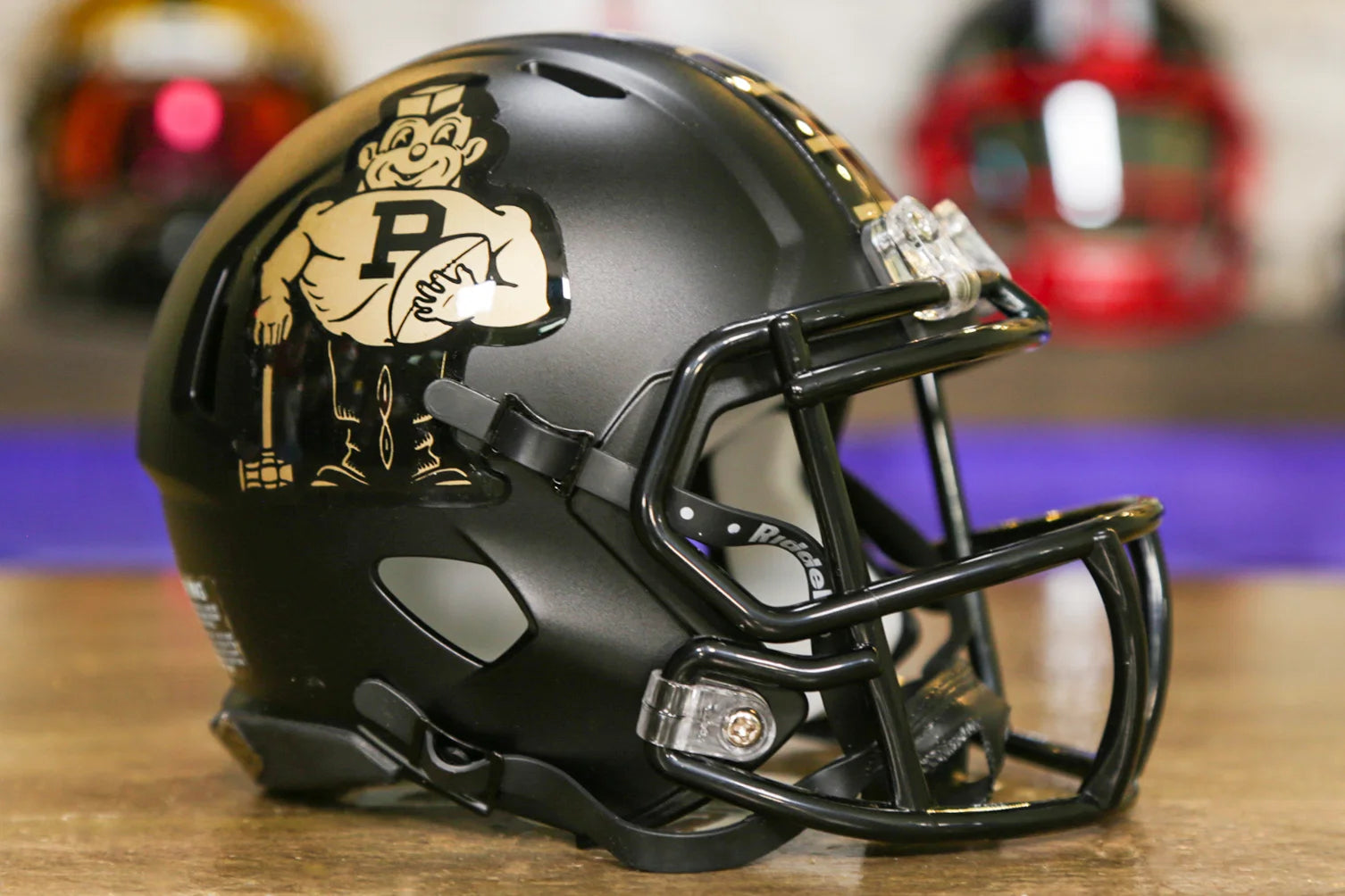 Purdue Boilermakers Riddell Speed Mini Helmet