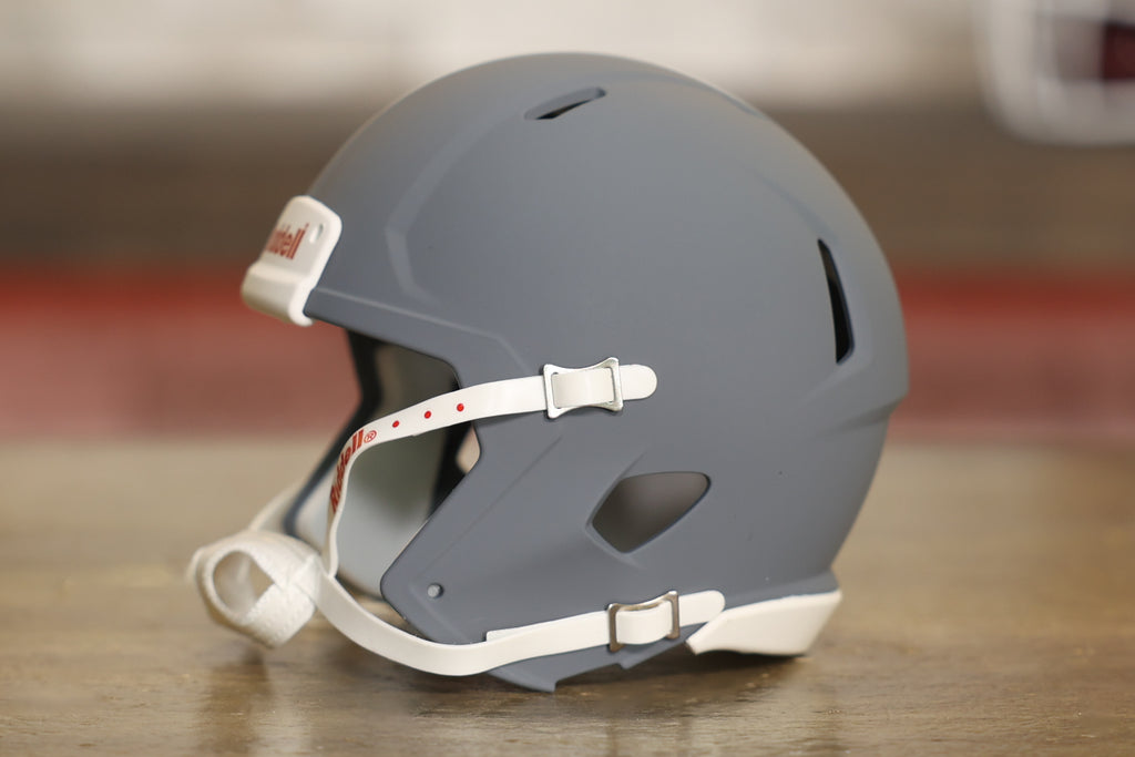 dark grey football helmet Riddell Speed Blank Mini Helmet Shell