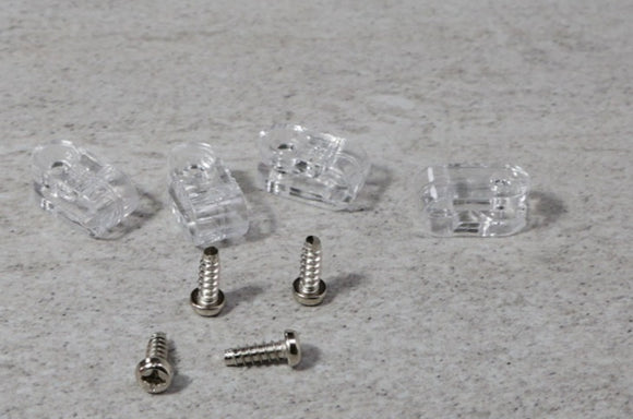 Mini Helmet Facemask Clips for Riddell Speed - Clear
