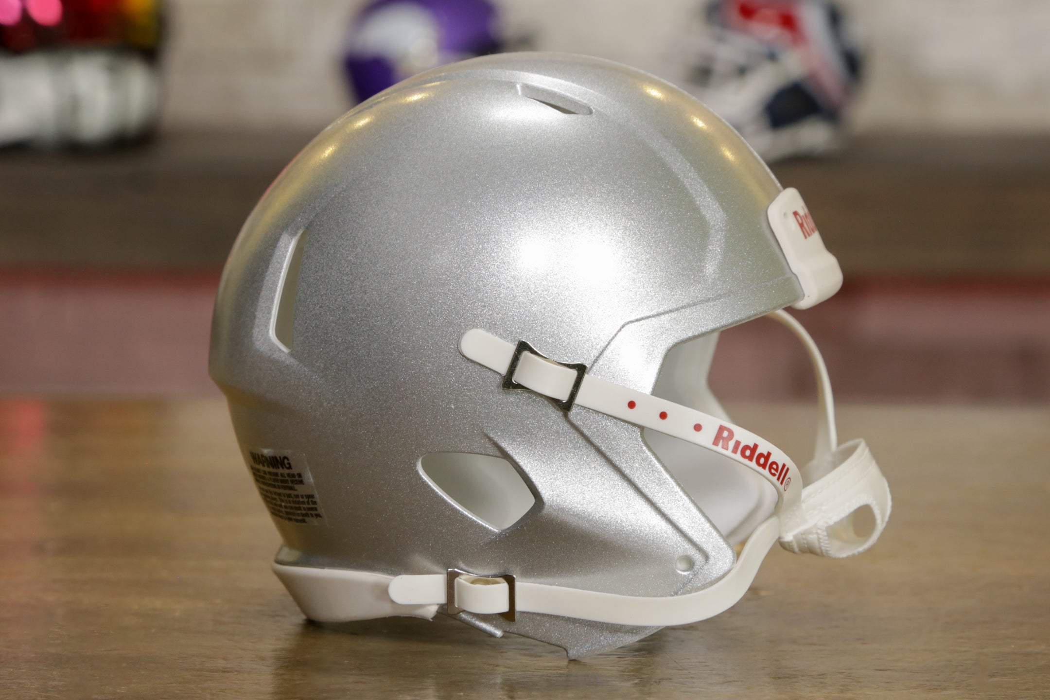 Riddell Speed Blank Mini Helmet Shell - Silver – Green Gridiron, Inc.