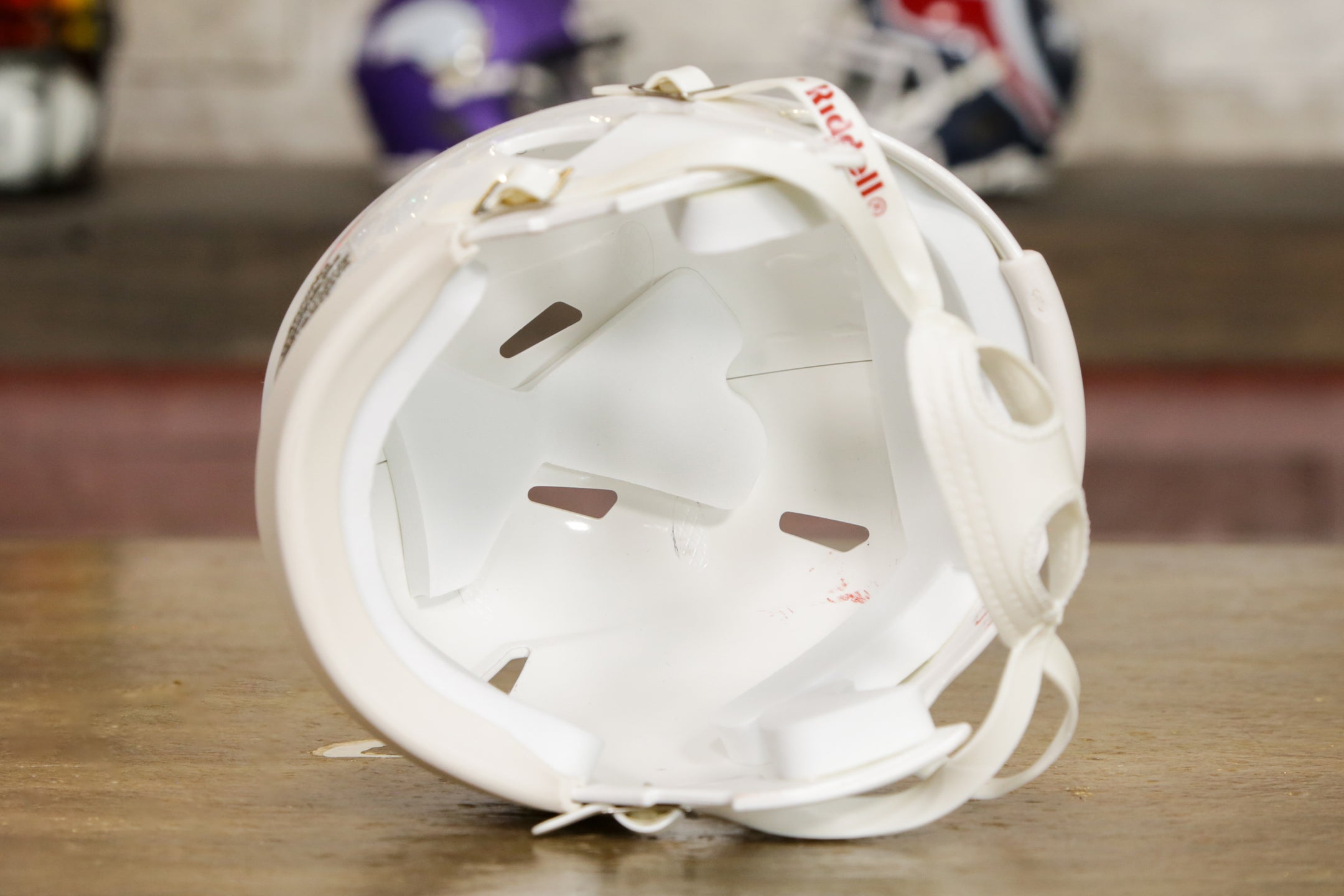 blank white mini football helmet Riddell Speed Blank Mini Helmet Shell