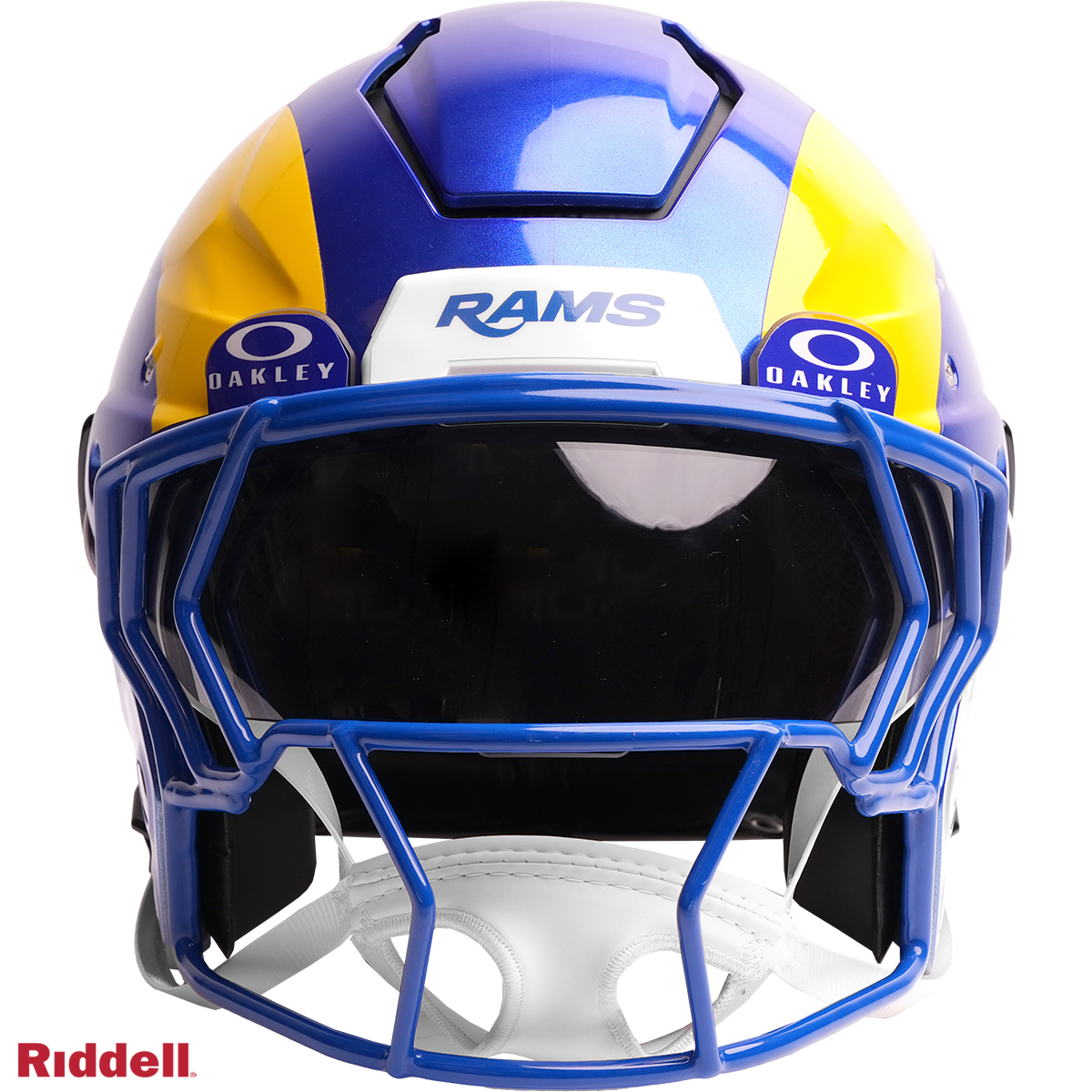 Los Angeles Rams Riddell Axiom Authentic Helmet | Green Gridiron