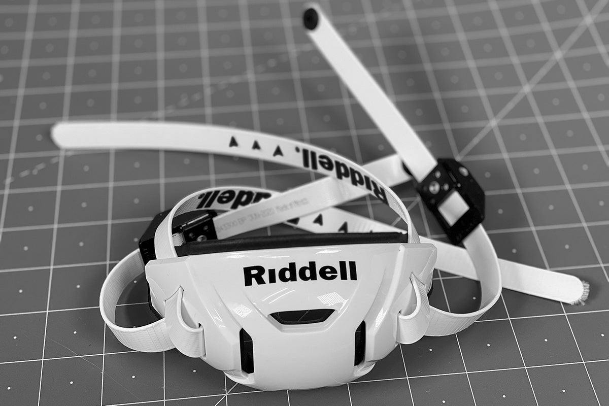 Riddell SpeedFlex Hard Cup Cam-Loc Chinstrap Forest Green / Medium