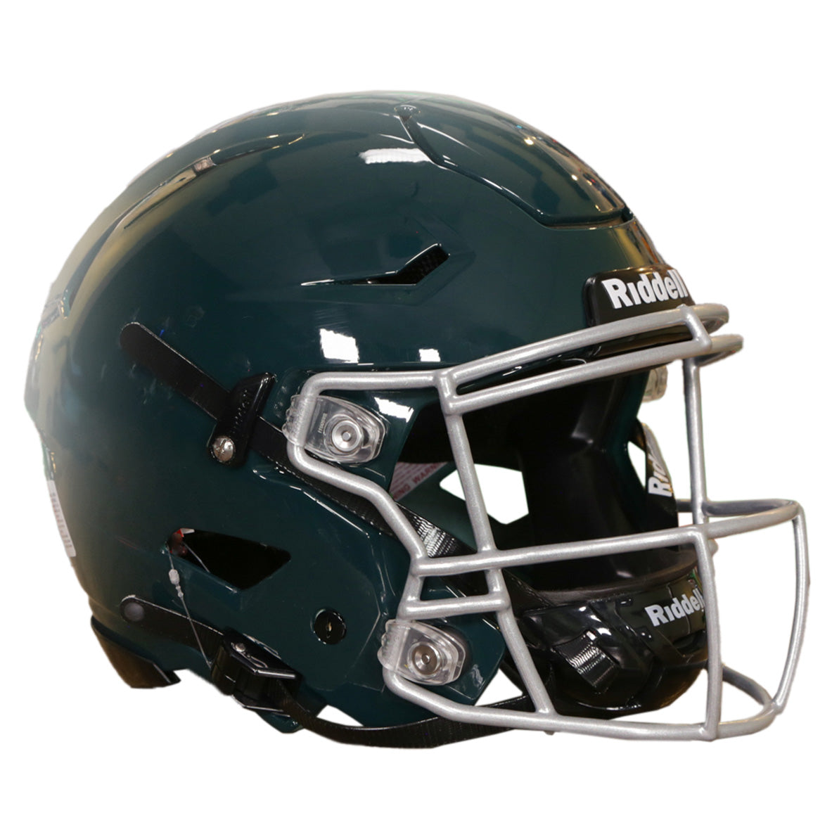 black riddell speed flex football helmet side view Baltimore Ravens SpeedFlex Authentic line helmet features a large size SpeedFlex shell with full authentic interior padding Riddell Speedflex Diamond YOUTH Game