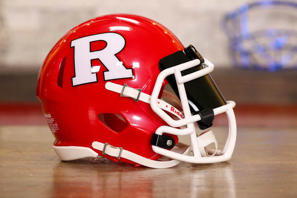 Rutgers Scarlet Knights Riddell Speed Mini Helmet - GG Edition