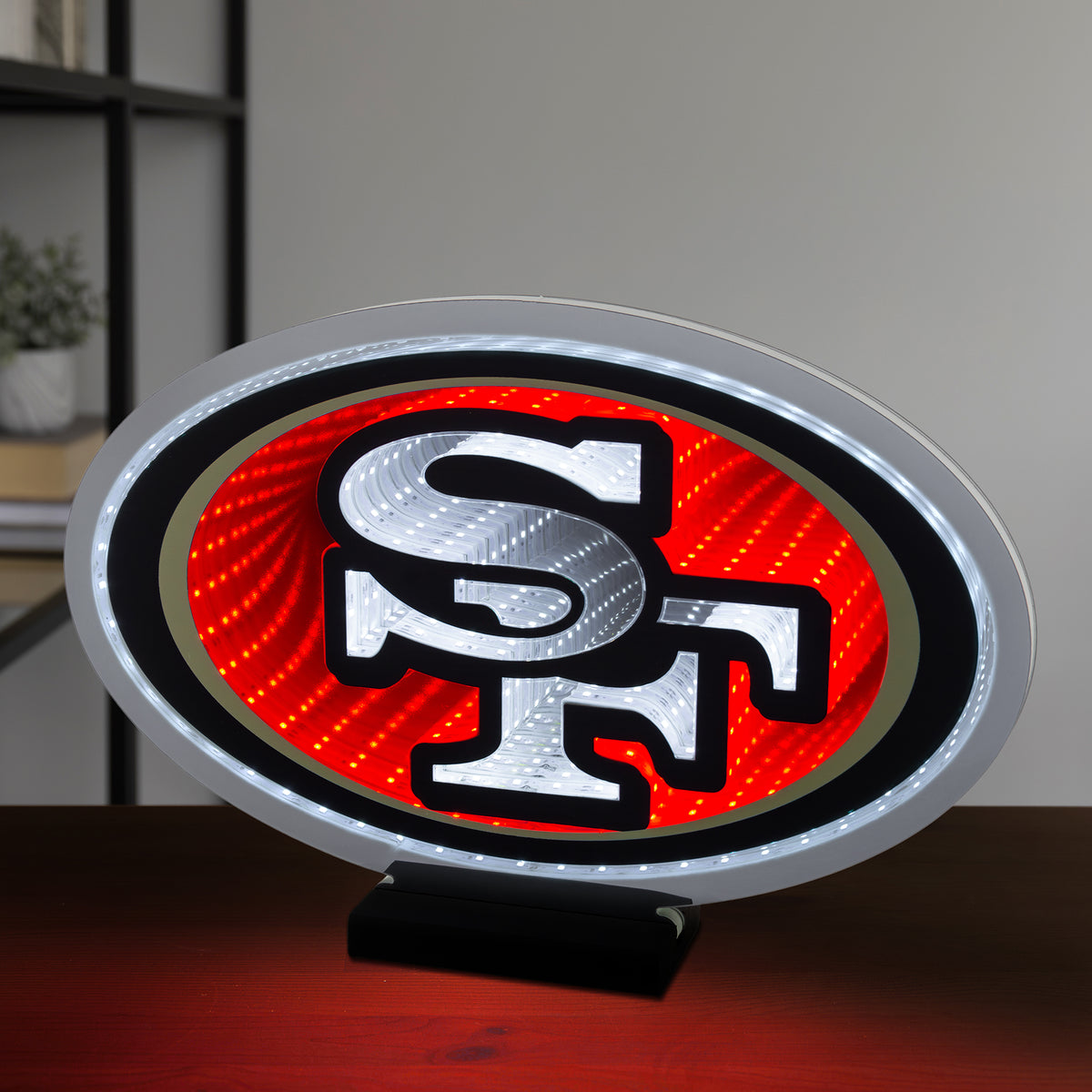 NFL LED Infinity Logo Light - San Francisco 49ers – Green Gridiron, Inc.