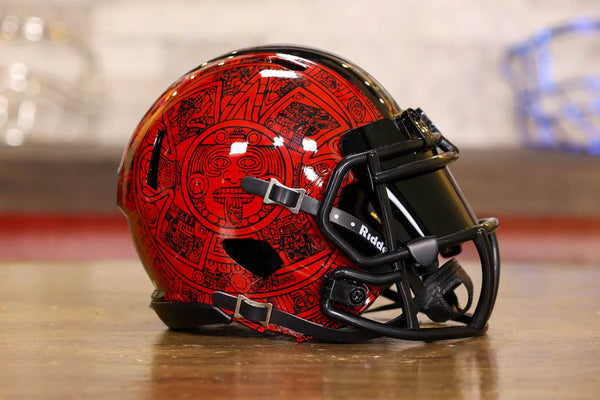 aztec motorcycle helmets retro San Diego State Aztecs Riddell Speed Mini Helmet