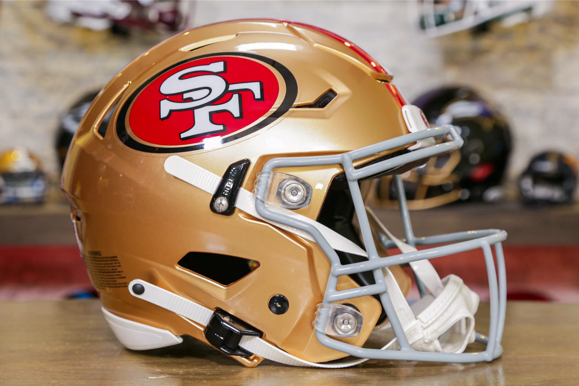 サンフランシスコ 49ers リデル スピードフレックス ヘルメット サンフランシスコ 49ers リデル スピードフレックス ヘルメット