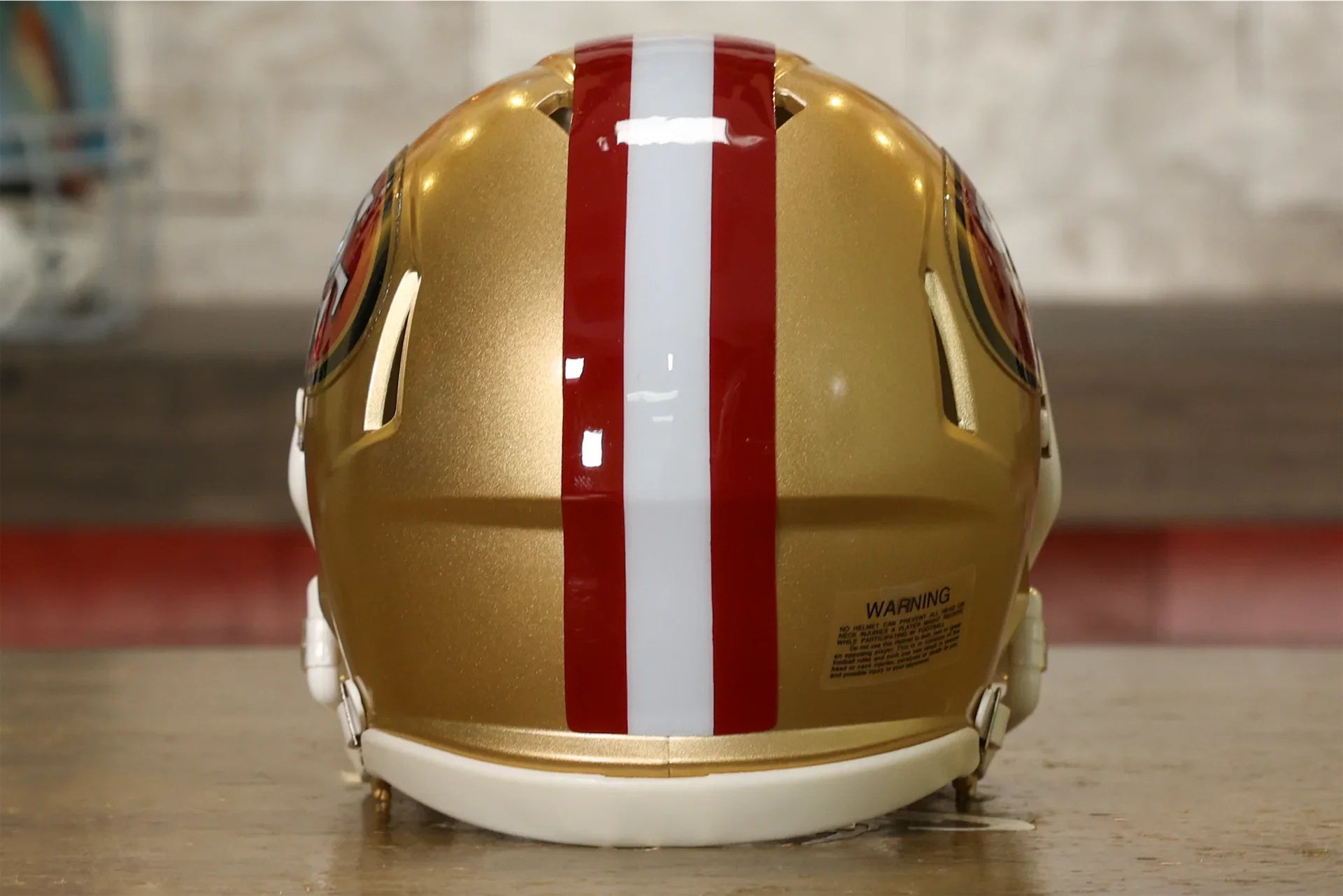 サンフランシスコ 49ers リデル スピード ミニヘルメット - GG サンフランシスコ 49ers リデル スピード ミニヘルメット - GG