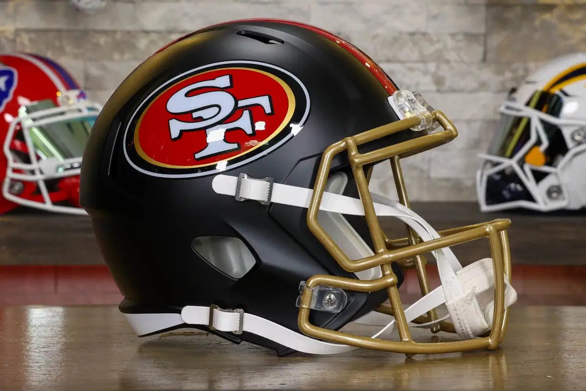 San Francisco 49ers Riddell Speed Display Helmet - Rivalries