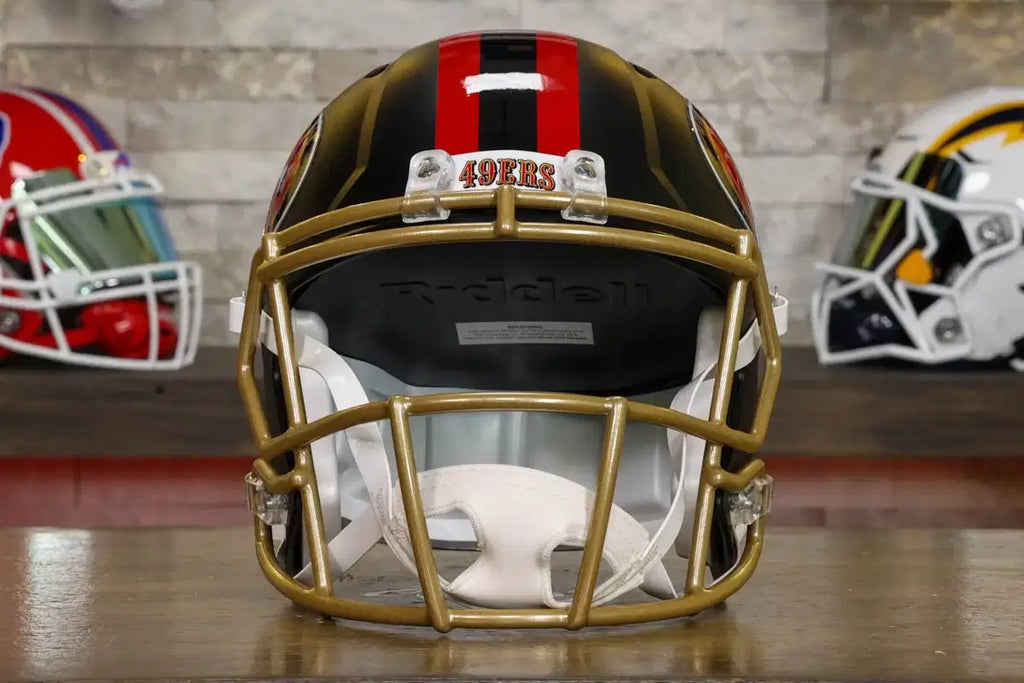 San Francisco 49ers Riddell Speed Display Helmet - Rivalries San Francisco 49ers Riddell Speed Display Helmet - Rivalries