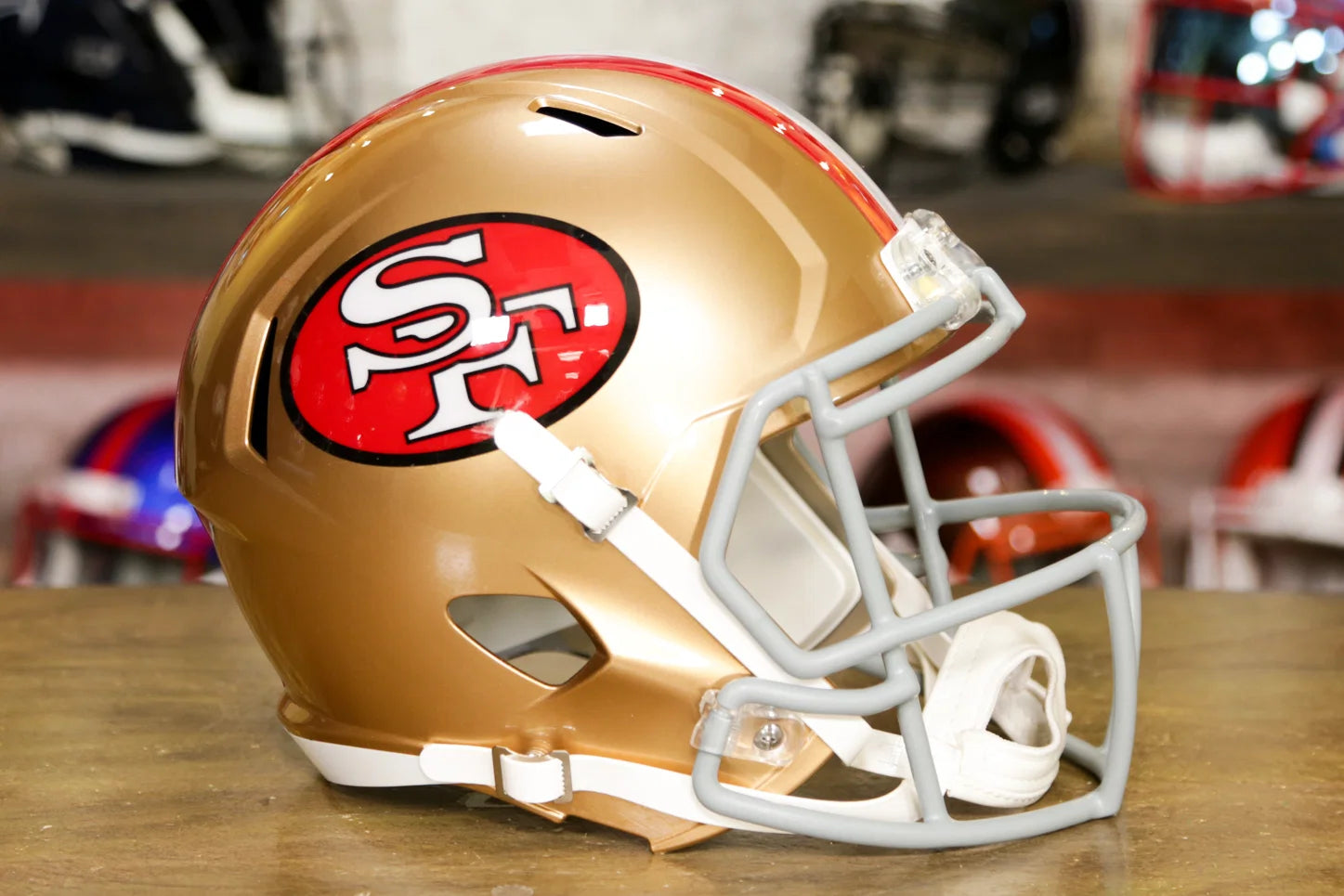 San Francisco 49ers Tribute Speed Full Size Replica Football Helmet