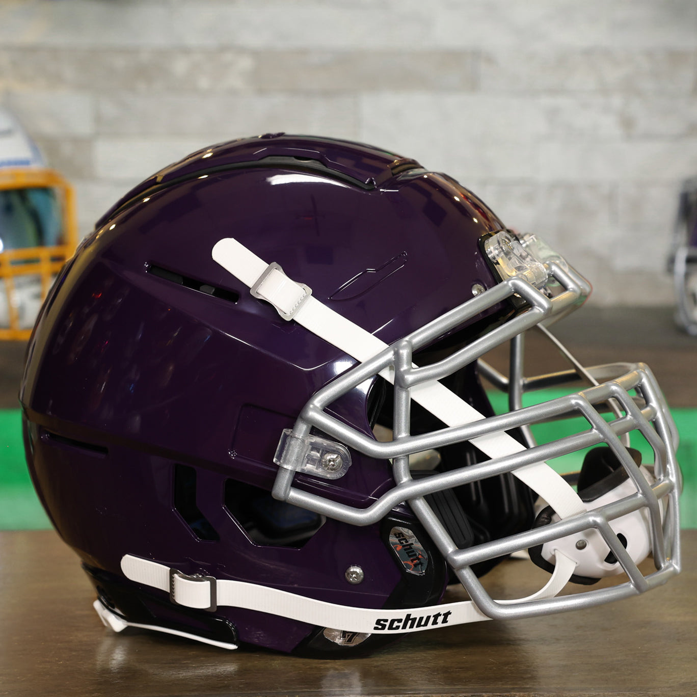 purple f7 helmet Riddell Axiom Helmets Standard (including Facemask) including paralysis or death F7 RJOP-DW-NB FACEMASK | AllTeam