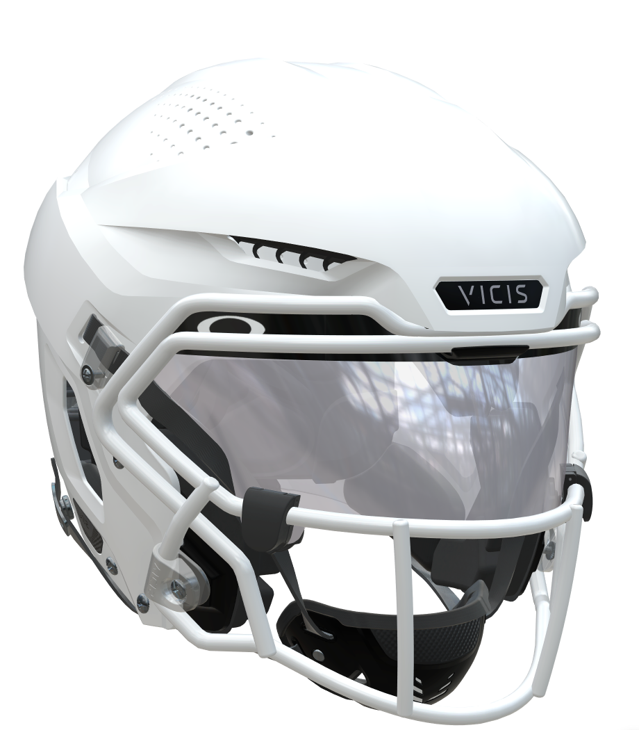elitetek football helmet Soft Padded Sports Ranked as the top OL/DL helmet by the NFL/NFLPA and Virginia Tech safety tests EliteTek Chrome Football Eye-Shield Visor