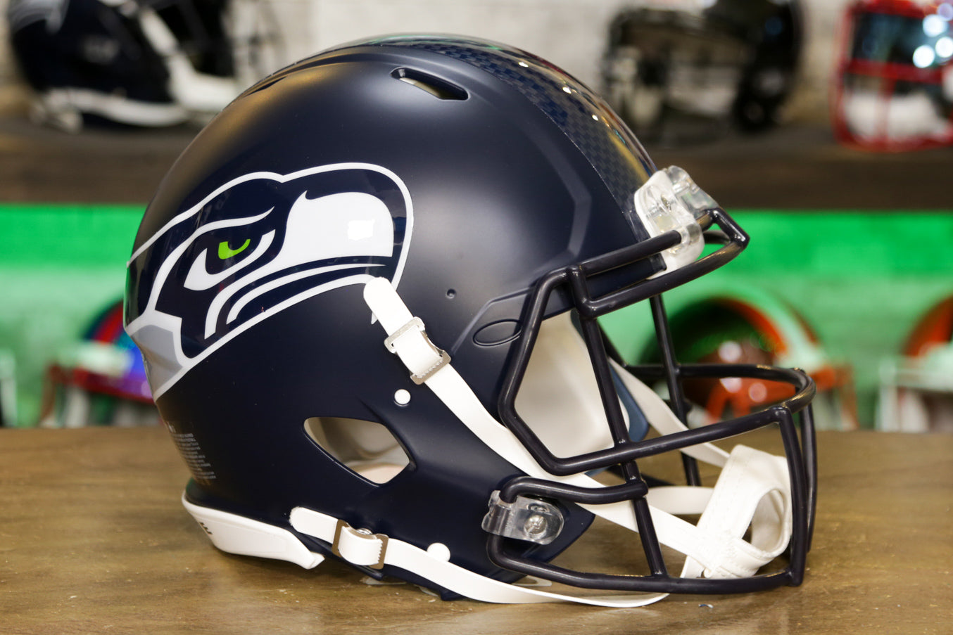 Riddell NFL Seattle Seahawks Speed Authentic Helmet Riddell NFL Seattle Seahawks Speed Authentic Helmet