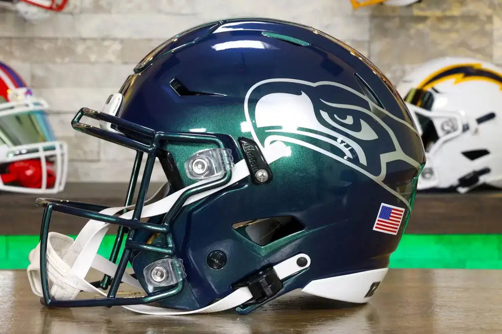 Seattle Seahawks Riddell SpeedFlex Helmet Rivalries – Green
