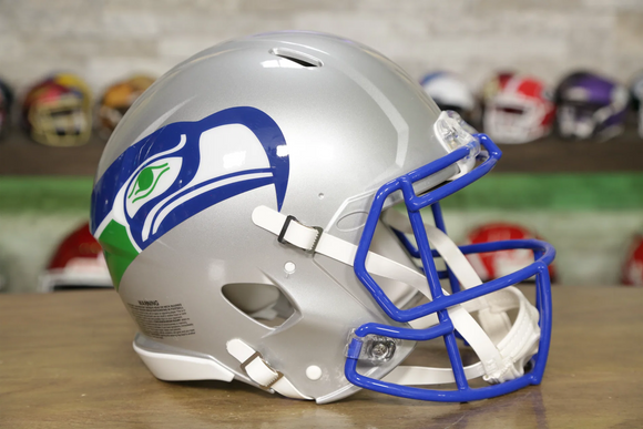 Seattle Seahawks Authentic Speed Throwback Football Helmet 1983-2001 Seattle Seahawks Authentic Speed Throwback Football Helmet 1983-2001