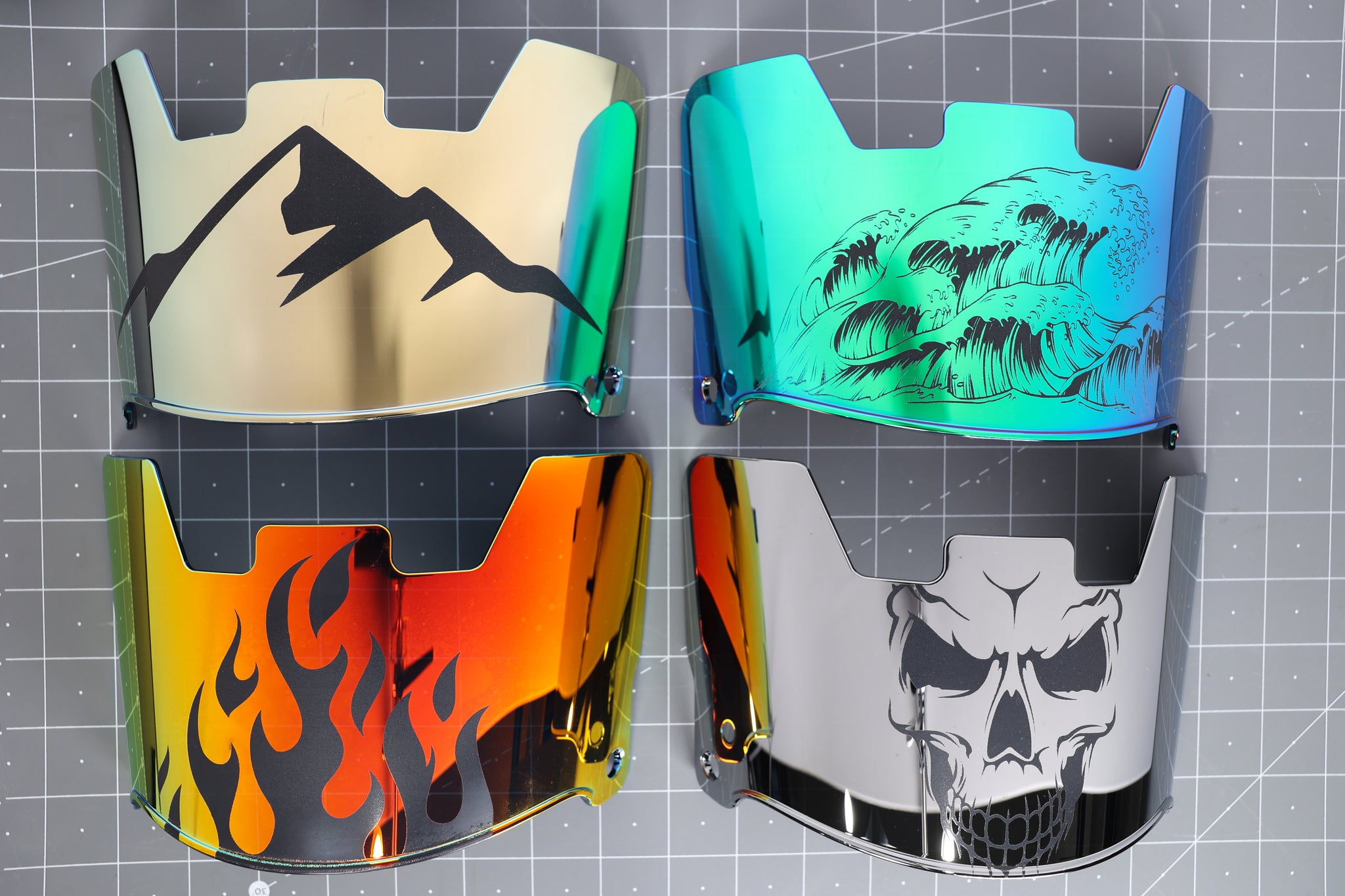 customizable football helmet visors Designer Etched Visor Lb. Test:130lb. - 1700 yd. flexible for easy installation STANLEY HOLIDAY 2025 2-Pack Fishing Rod Holder