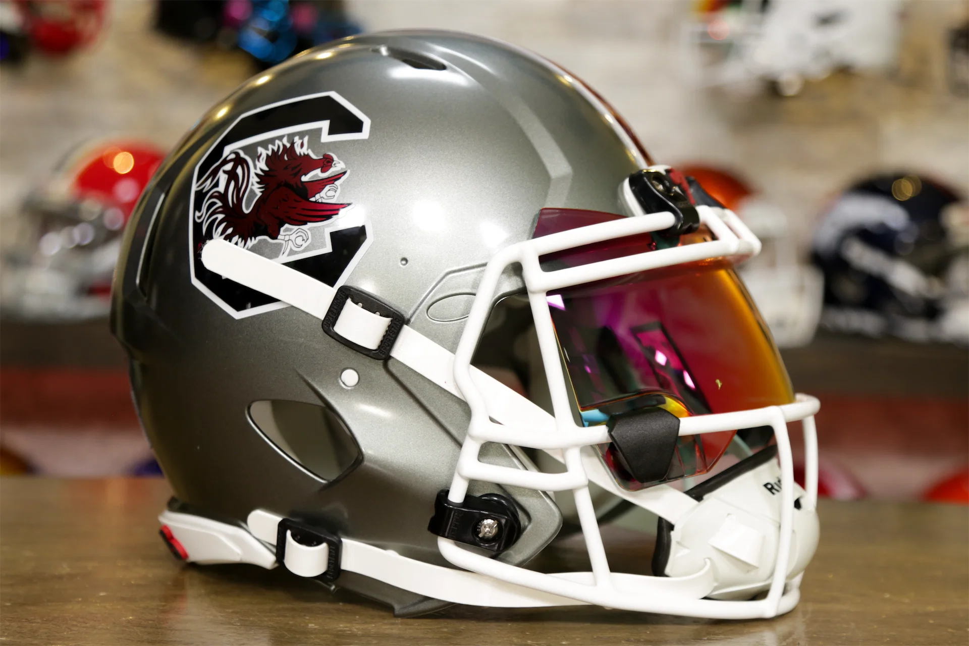 carolina football helmet chic fila South Carolina Gamecocks Riddell Speed Authentic Helmet