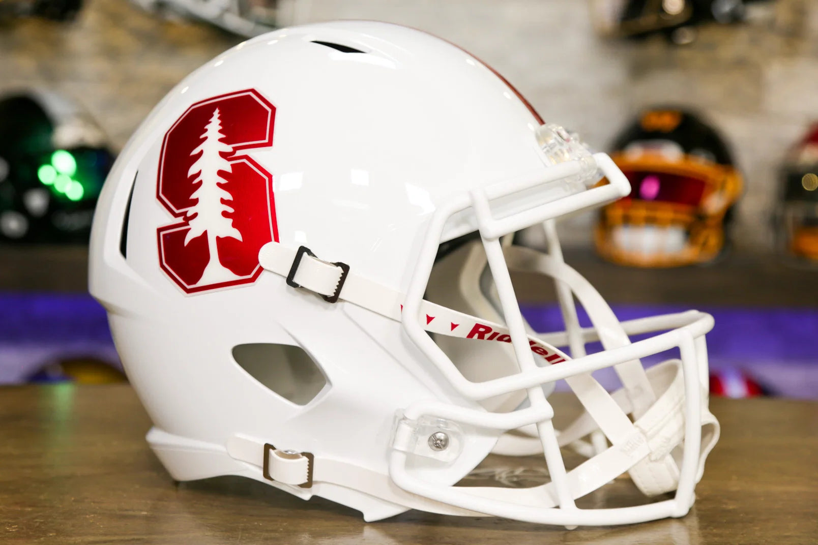 bike helmet stanford CHRISTIAN McCAFFREY SIGNED CARDINAL BLACK MINI JSA Super Sports Center this collectible Speed Authentic football helmet is made specifically for fans of the Standford Cardinal Stanford Cardinal Replica Speed