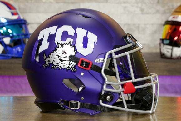 TCU Horned Frogs Riddell Speed Authentic Helmet - GG Edition