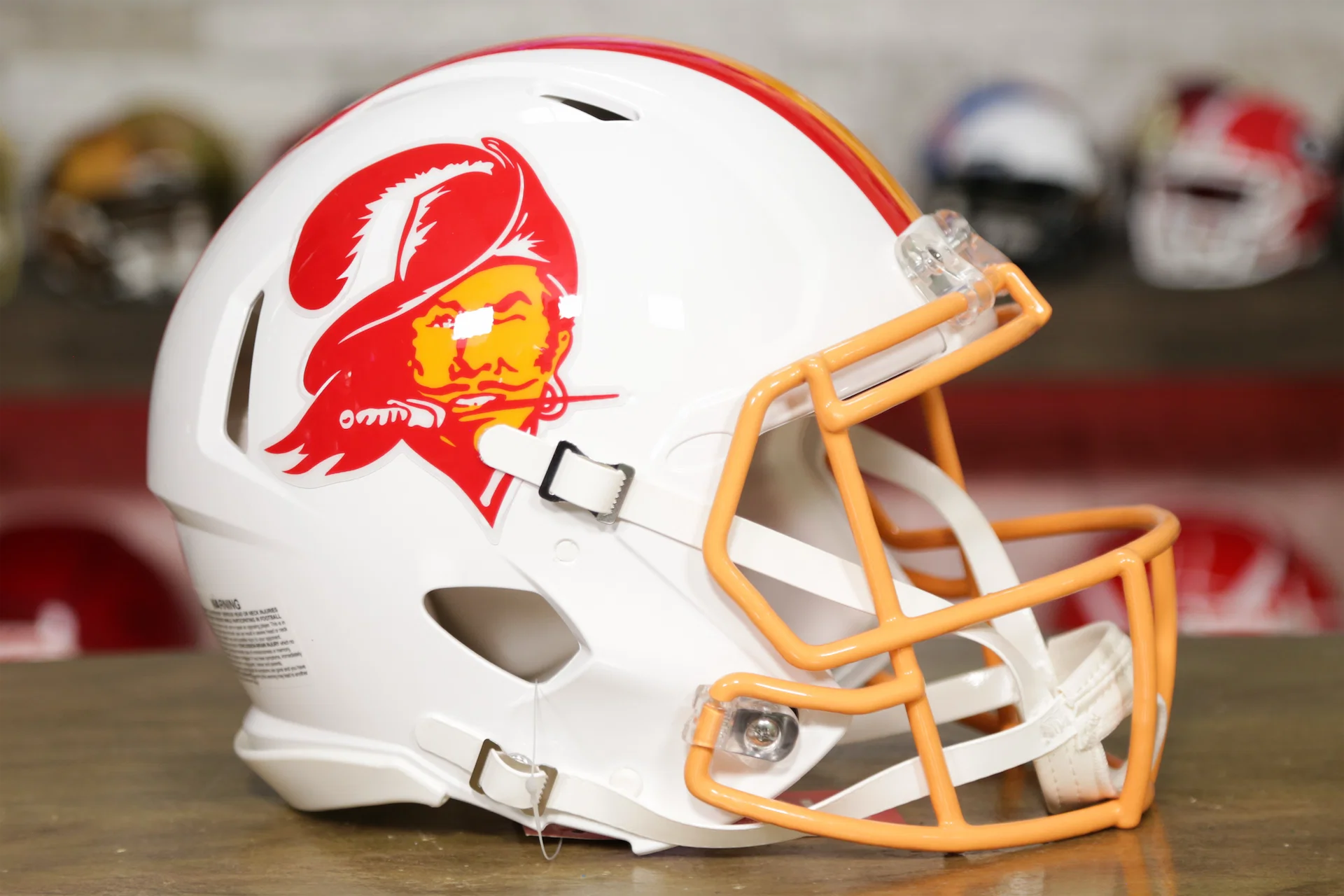 Tampa Bay Buccaneers Riddell Speed Authentic Helmet 1976-1996 Throwback