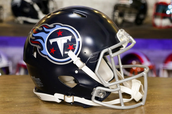 Tennessee Titans Riddell Speed Authentic Helmet – Green Gridiron, Inc Tennessee Titans Riddell Speed Authentic Helmet – Green Gridiron, Inc