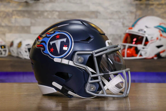 2018 football helmets Tennessee Titans Riddell SpeedFlex Mid-Size Helmet