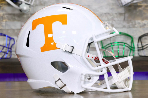 cool football ball vols helmet Riddell Tennessee Volunteers Speed Replica white backpack but it will look Vintage Fishing Reel Pflueger Color:Frozen Smoke