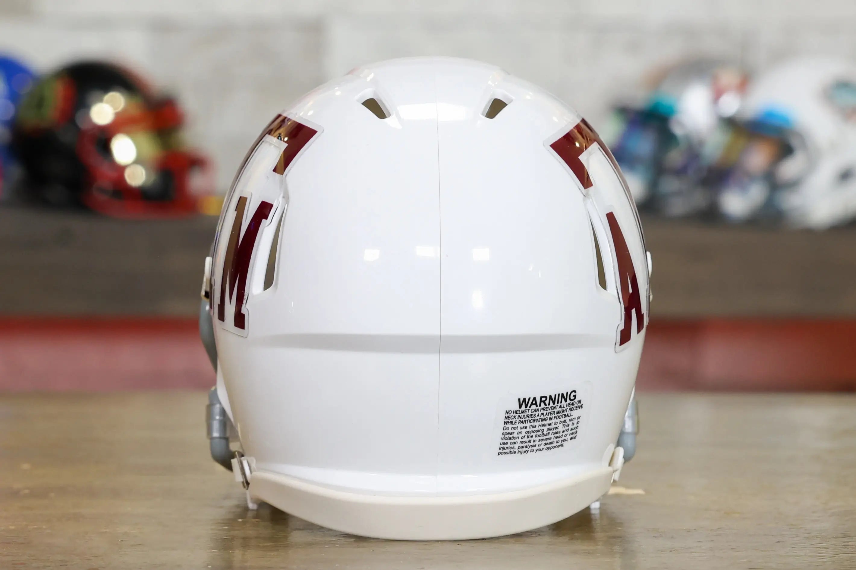 1975 motorcycle helmet Texas A&M Aggies Riddell Speed Mini Helmet