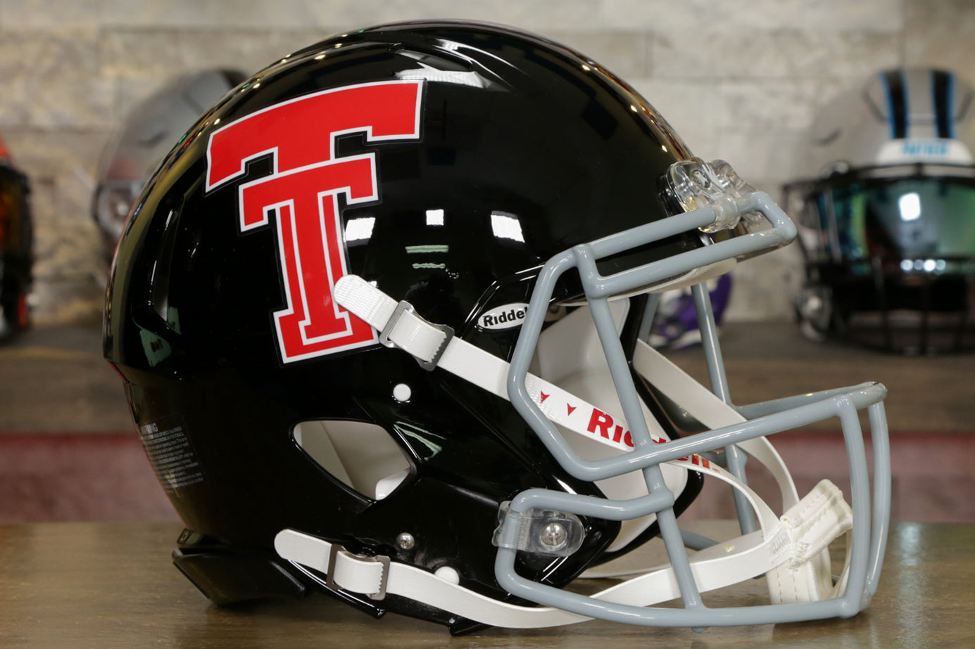 Texas Tech Red Raiders Riddell Speed Authentic Helmet Throwback