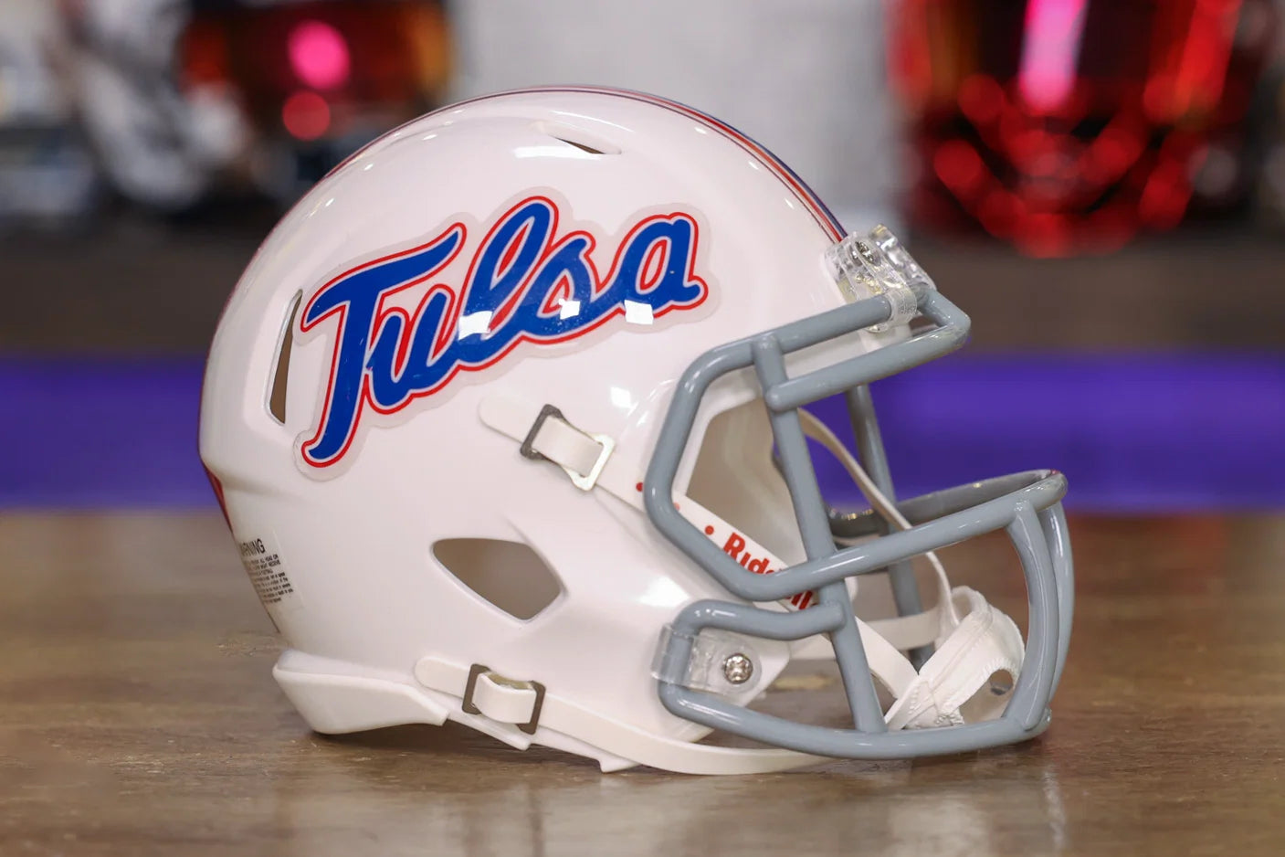 clearwater tornado football helmet Tulsa Golden Hurricane Riddell Speed Mini Helmet