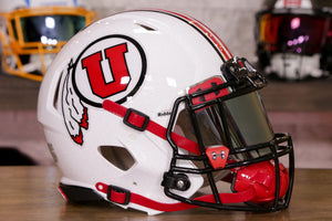 Utah Utes Riddell Speed Authentic Helmet - GG Edition 00078