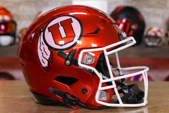 Utah Utes Riddell SpeedFlex Helmet - Radiant Red