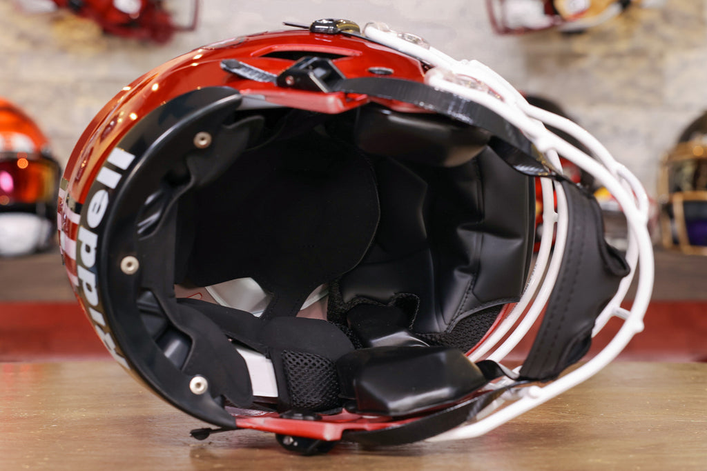 Speedflex Red Utah Utes Riddell SpeedFlex Helmet - Radiant Red β Green Gridiron, Inc.