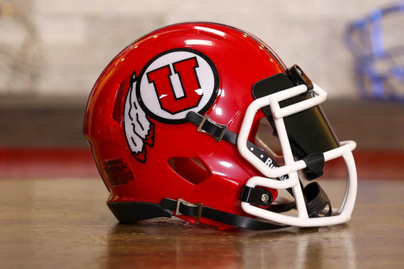 Utah Utes Riddell Speed Mini Helmet - GG Edition