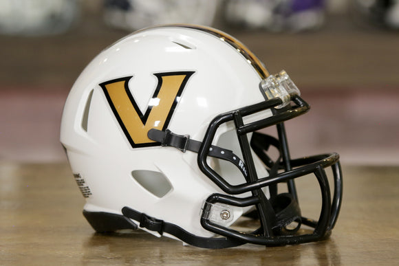 Vanderbilt Commodores Riddell Speed Mini Helmet - White