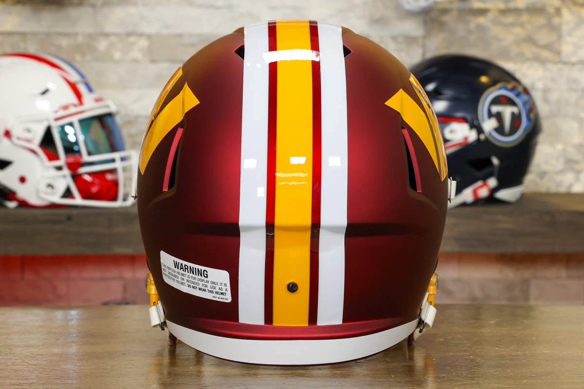 buy redskins motorcycle helmet Washington Commanders Riddell Speed Display Helmet
