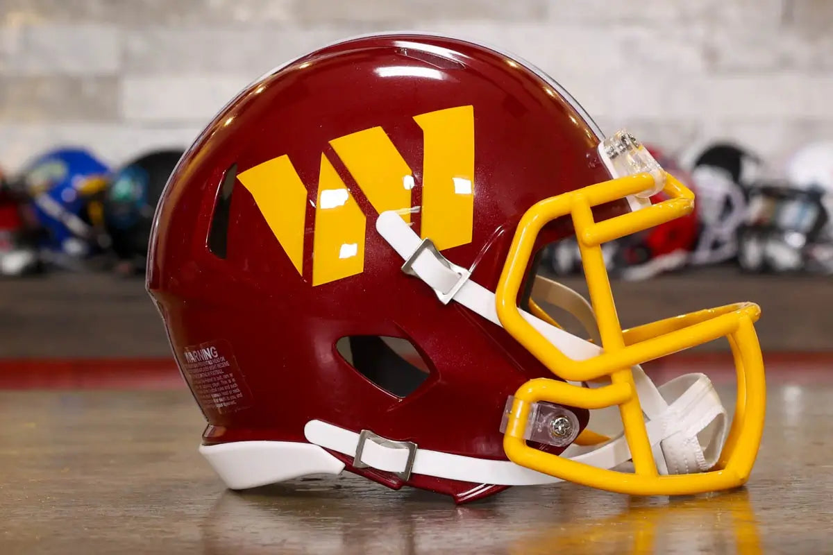 Washington Commanders Riddell Speed Mini Helmet - Gloss w/ Yellow Mask