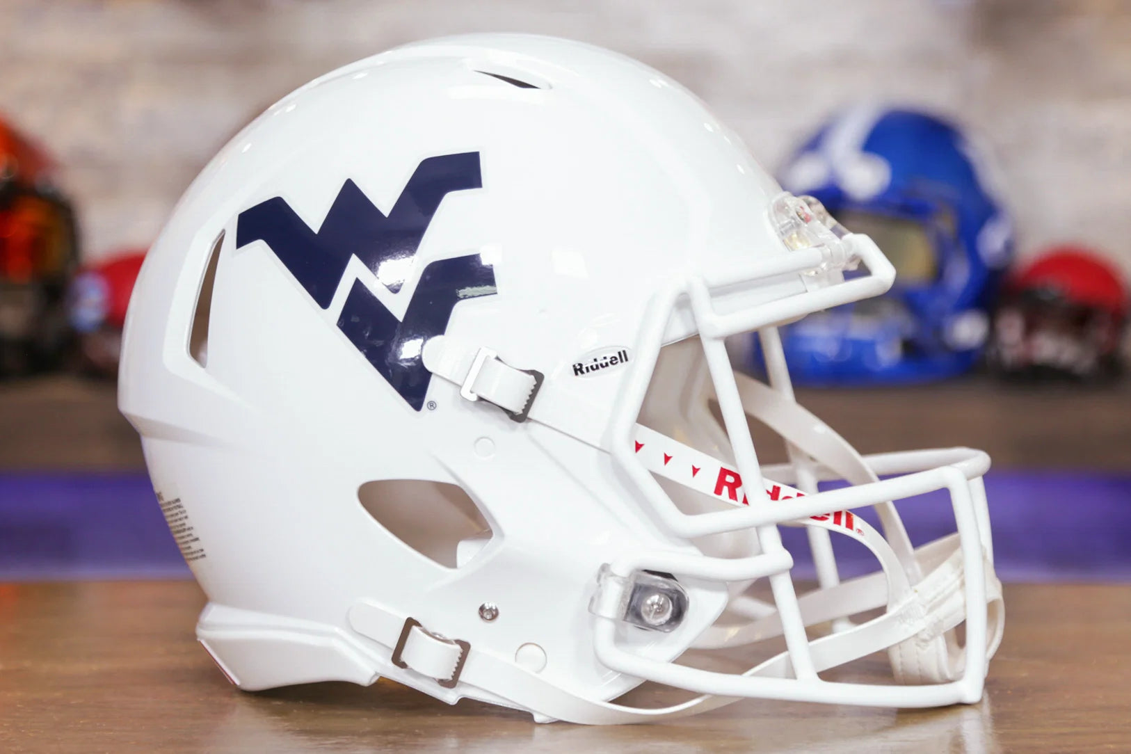 authentic wvu football helmets West Virginia Mountaineers Riddell Speed Authentic Helmet
