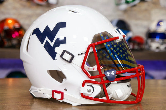 authentic wvu football helmets West Virginia Mountaineers Riddell Speed Authentic Helmet